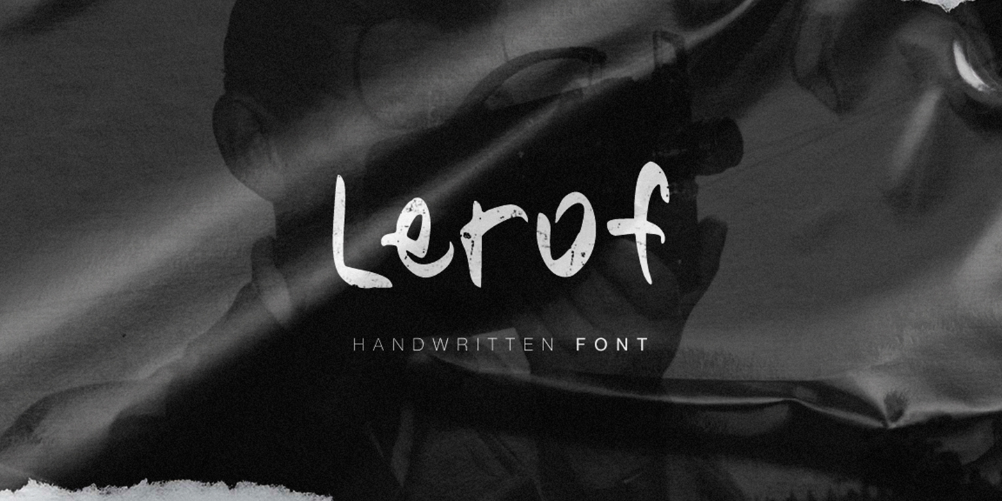 Пример шрифта Lerof #1
